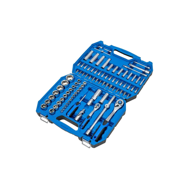 Set chei; 6-puncte,tubulară; Fixare: 1/2",1/4"; 95buc.