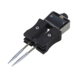 Vârf; con îndoit; 0,8x0,4mm; hidrofob; pt.microcleşti fierbinţi