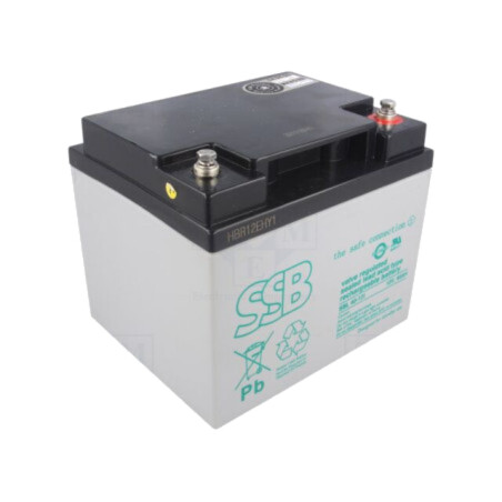 Acumul: plumb-acid; 12V; 40Ah; AGM; nu necesită întreţinere; 13kg