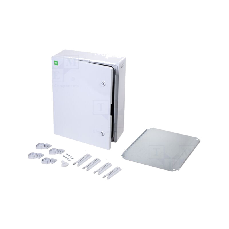 Carcasă: montare pe perete; X: 400mm; Y: 500mm; Z: 175mm; ABS; gri Carcasă: montare pe perete; X: 400mm; Y: 500mm; Z: 175mm; ABS; gri