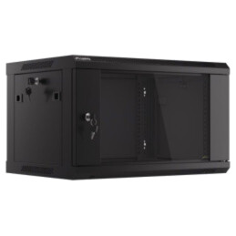 Carcasă: tablou rack; Standard: 19"; 6U; neagră; Z: 450mm; X: 600mm