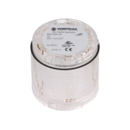 Modul: semnalizator luminos; incoloră; 24VDC; IP54; Ø70x66mm