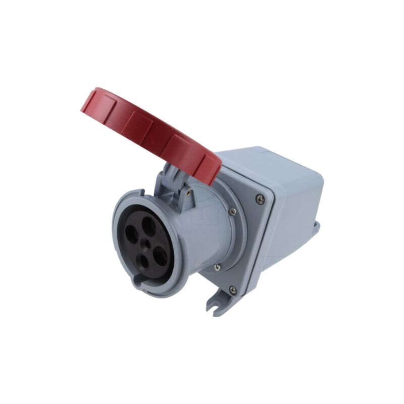 Conector: alimentare AC trifazate; IP&S; 60A; 415V; 415VAC; soclu Conector: alimentare AC trifazate; IP&S; 60A; 415V; 415VAC; soclu