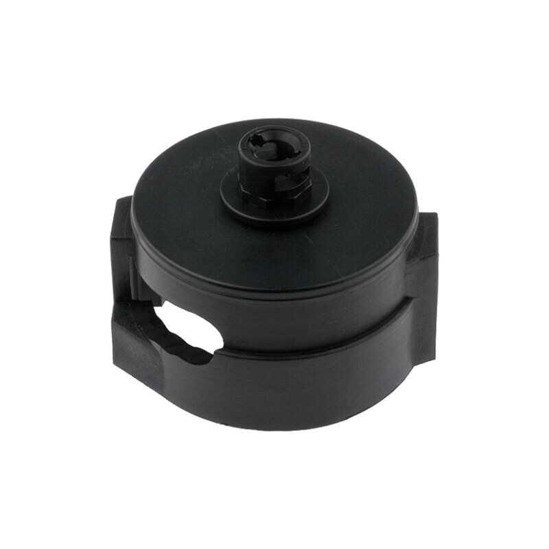 Dop pentru tub cartuş; neagră; poliamidă
