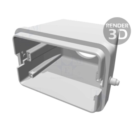 Enclosure for connectors: HDC; size 48B (2 x 24B); for cable