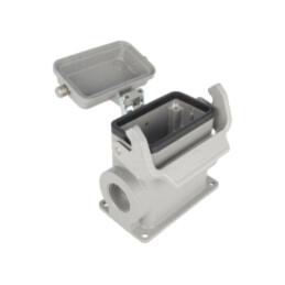 Enclosure for connectors: HDC; size 10B; Han® B; IP65; with latch