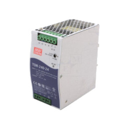 Alimentator: pulsatoriu; pentru şină DIN; 240W; 24VDC; 10A; OUT: 1