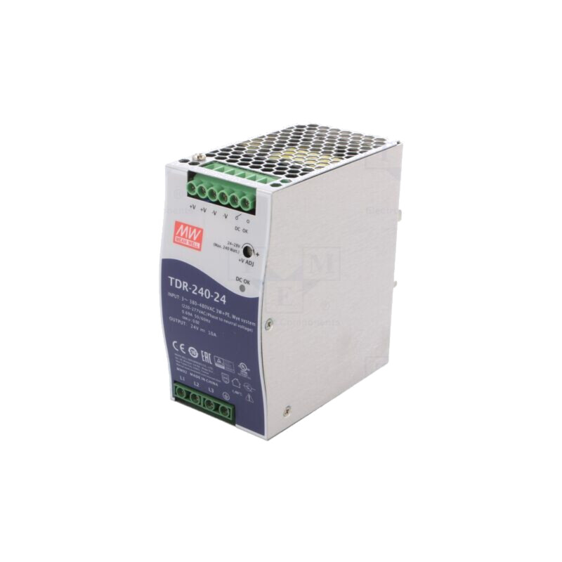 Alimentator: pulsatoriu; pentru şină DIN; 240W; 24VDC; 10A; OUT: 1 Alimentator: pulsatoriu; pentru şină DIN; 240W; 24VDC; 10A; OUT: 1