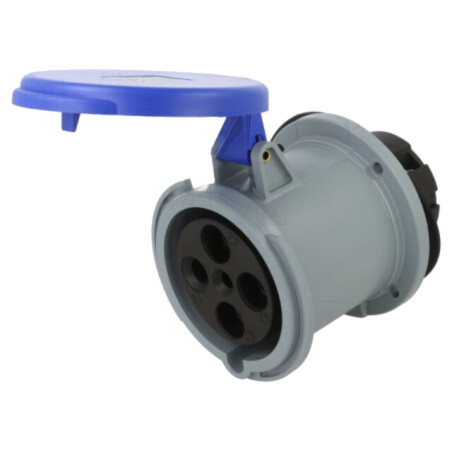 Conector: alimentare AC trifazate; IP&S; 63A; 250VAC; soclu; mamă
