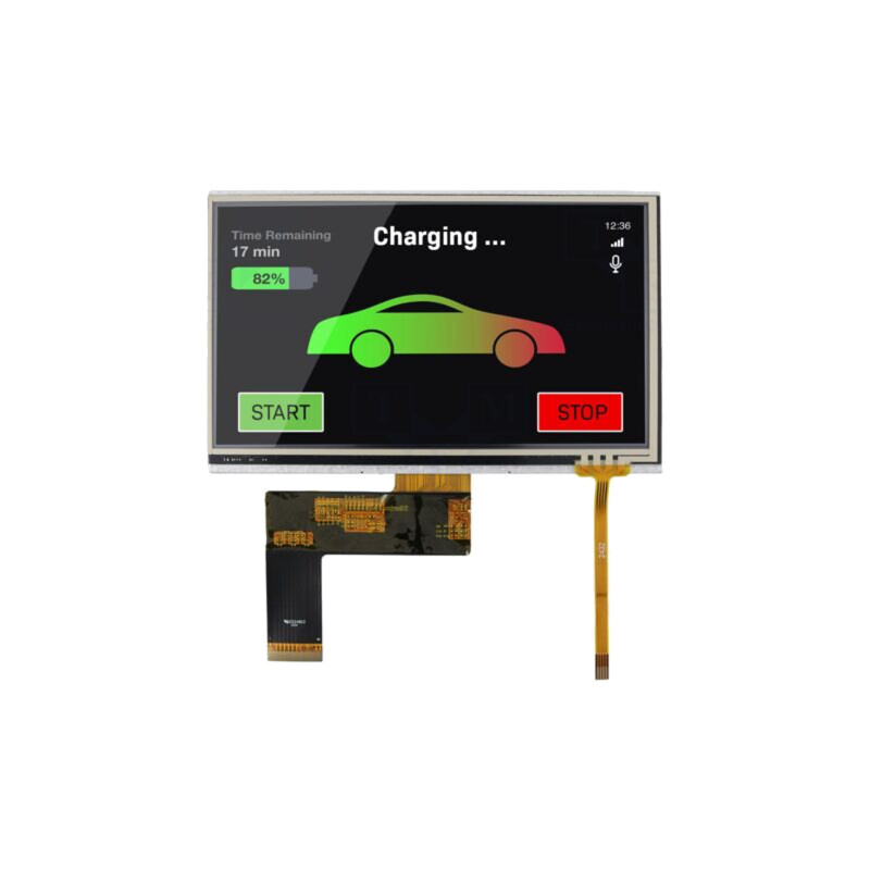 Afişaj: TFT; 7"; 800x480; Ilum: LED; Dim: 165x104x4,7mm; RGB; 3,3VDC Afişaj: TFT; 7"; 800x480; Ilum: LED; Dim: 165x104x4,7mm; RGB; 3,3VDC