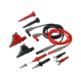 Set de cabluri şi adaptoare; 3A,10A,36A; neagră,roşie