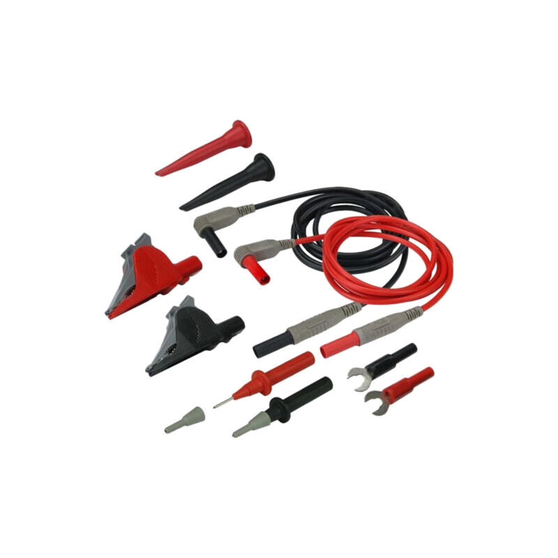 Set de cabluri şi adaptoare; 3A,10A,36A; neagră,roşie Set de cabluri şi adaptoare; 3A,10A,36A; neagră,roşie