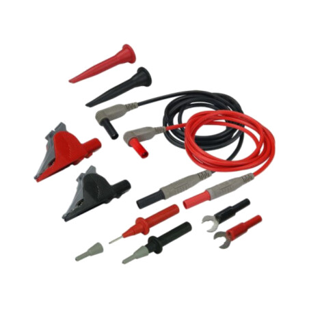Set de cabluri şi adaptoare; 3A,10A,36A; neagră,roşie