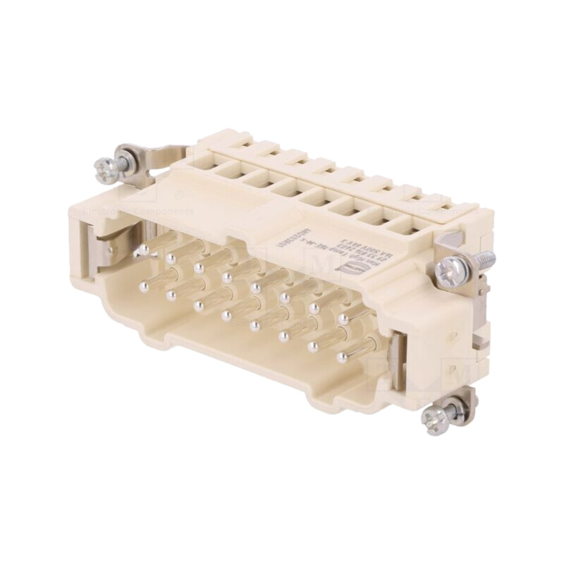 Conector: HDC; inserturi de contact; tată; 16A; 400V; PIN: 16 Conector: HDC; inserturi de contact; tată; 16A; 400V; PIN: 16