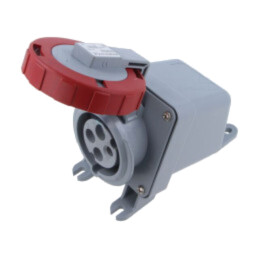 Conector: alimentare AC trifazate; IP&S; 30A; 440V; soclu; mamă