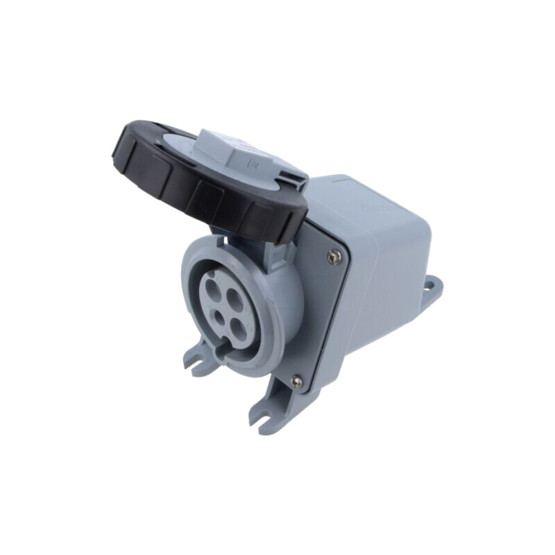 Conector: alimentare AC trifazate; IP&S; 30A; 500VAC; soclu; mamă Conector: alimentare AC trifazate; IP&S; 30A; 500VAC; soclu; mamă