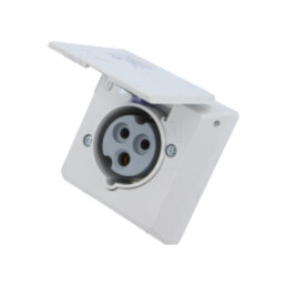 Conector: alimentare AC trifazate; IP&S; 250V; 250VAC; soclu; mamă