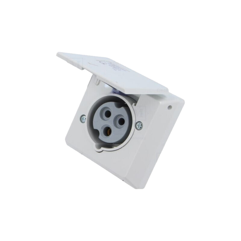 Conector: alimentare AC trifazate; IP&S; 250V; 250VAC; soclu; mamă Conector: alimentare AC trifazate; IP&S; 250V; 250VAC; soclu; mamă