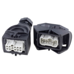 Conector: HDC; tată + mamă; 16A; 500V; Han Kit; PIN: 10; drept; M32