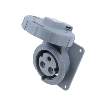 Conector: alimentare AC trifazate; IP&S; 32A; soclu; mamă; PIN: 3