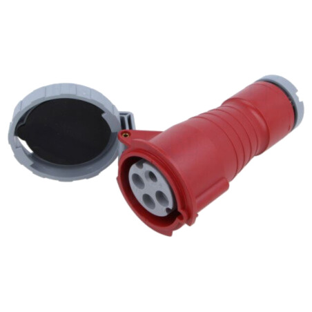 Conector: alimentare AC trifazate; IP&S; 32A; 440V; mufă; mamă