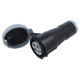 Conector: alimentare AC trifazate; IP&S; 32A; 500VAC; mufă; mamă