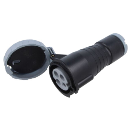 Conector: alimentare AC trifazate; IP&S; 32A; 500VAC; mufă; mamă