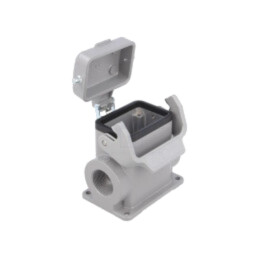 Enclosure for connectors: HDC; size 6B; Han® B; IP65; with latch
