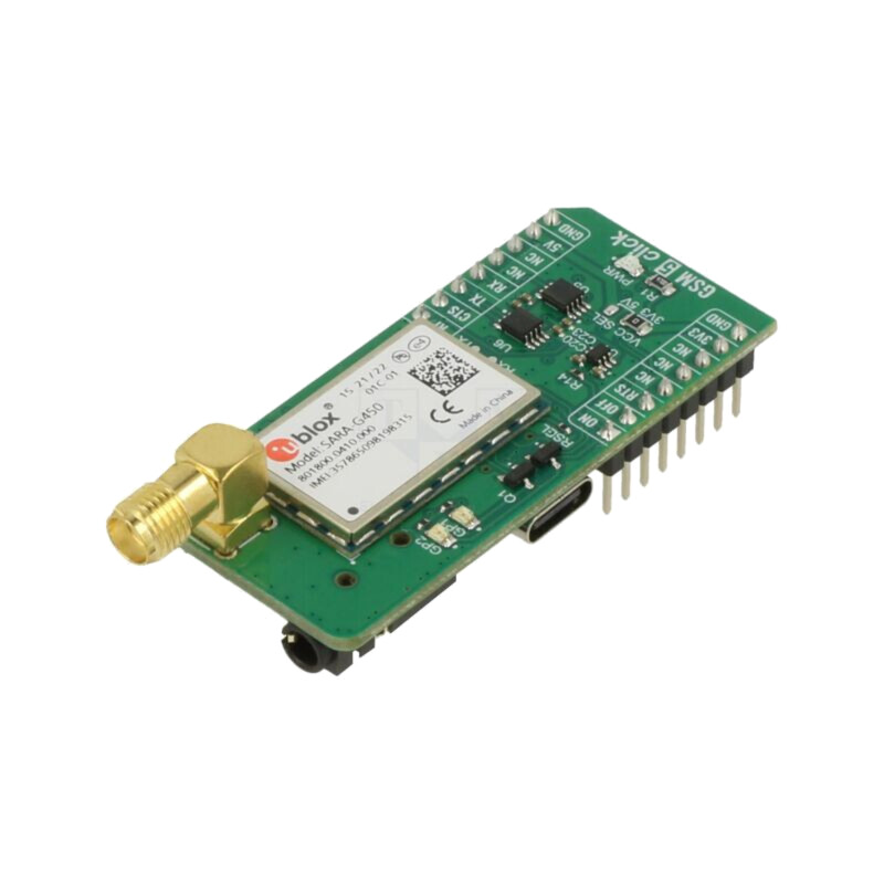 Click board; placă prototip; Comp: SARA-G450; GSM/GPRS