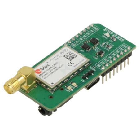 Click board; placă prototip; Comp: SARA-G450; GSM/GPRS