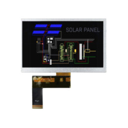 Afişaj: TFT; 7"; 800x400; Ilum: LED; Dim: 165x104x5,25mm; RGB; 3,3VDC