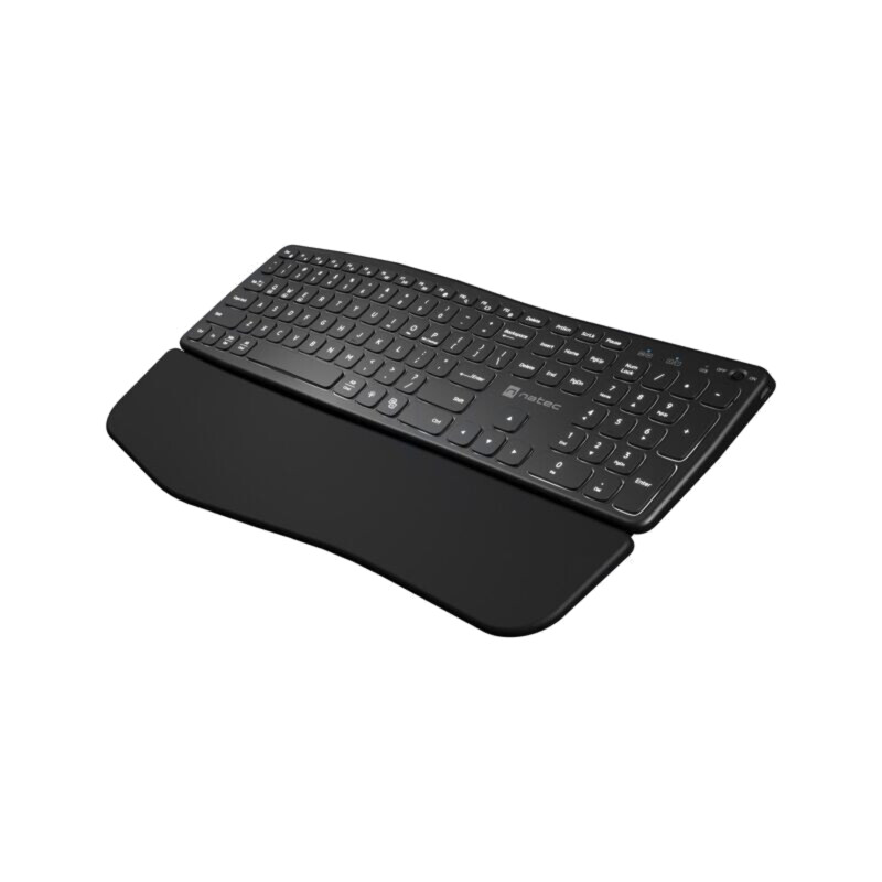 Tastatură; neagră; USB A; fără fir,US layout; Lung: 1,5m; Rază: 10m Tastatură; neagră; USB A; fără fir,US layout; Lung: 1,5m; Rază: 10m