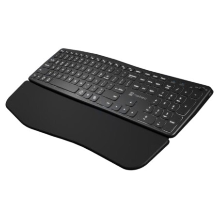 Tastatură; neagră; USB A; fără fir,US layout; Lung: 1,5m; Rază: 10m