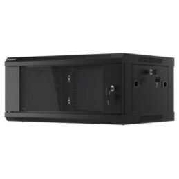 Carcasă: tablou rack; Standard: 19"; 4U; neagră; Z: 450mm; X: 600mm