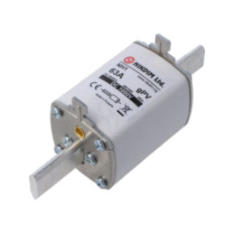 Siguranţă: siguranţă; 63A; 1kVDC; gPV; industrial; NH1