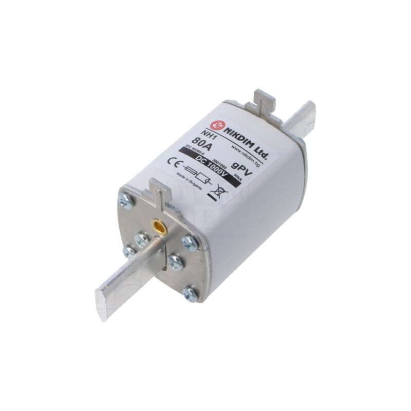 Siguranţă: siguranţă; 80A; 1kVDC; gPV; industrial; NH1 Siguranţă: siguranţă; 80A; 1kVDC; gPV; industrial; NH1