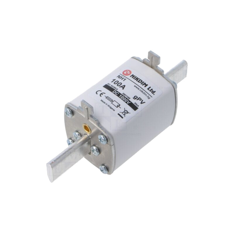 Siguranţă: siguranţă; 100A; 1kVDC; gPV; industrial; NH1