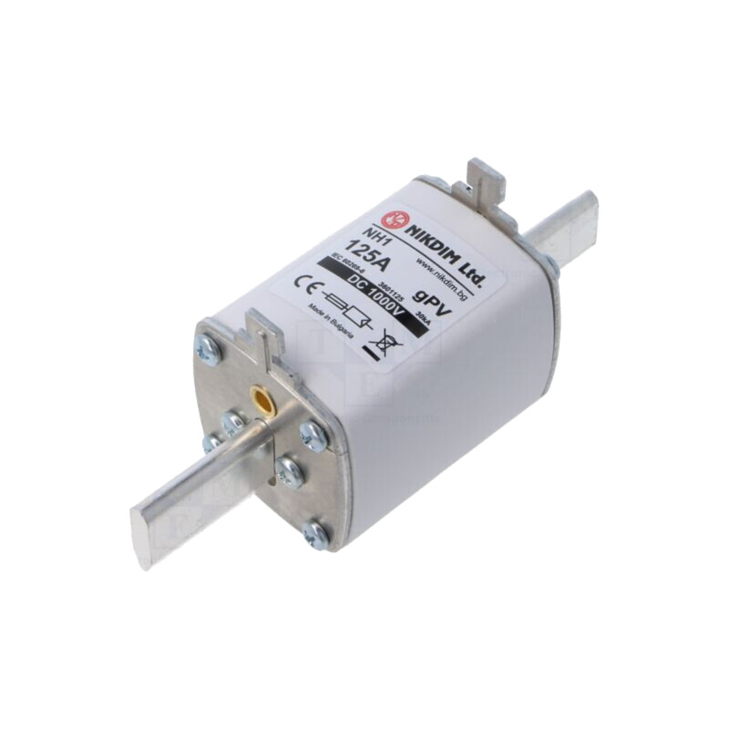 Siguranţă: siguranţă; 125A; 1kVDC; gPV; industrial; NH1
