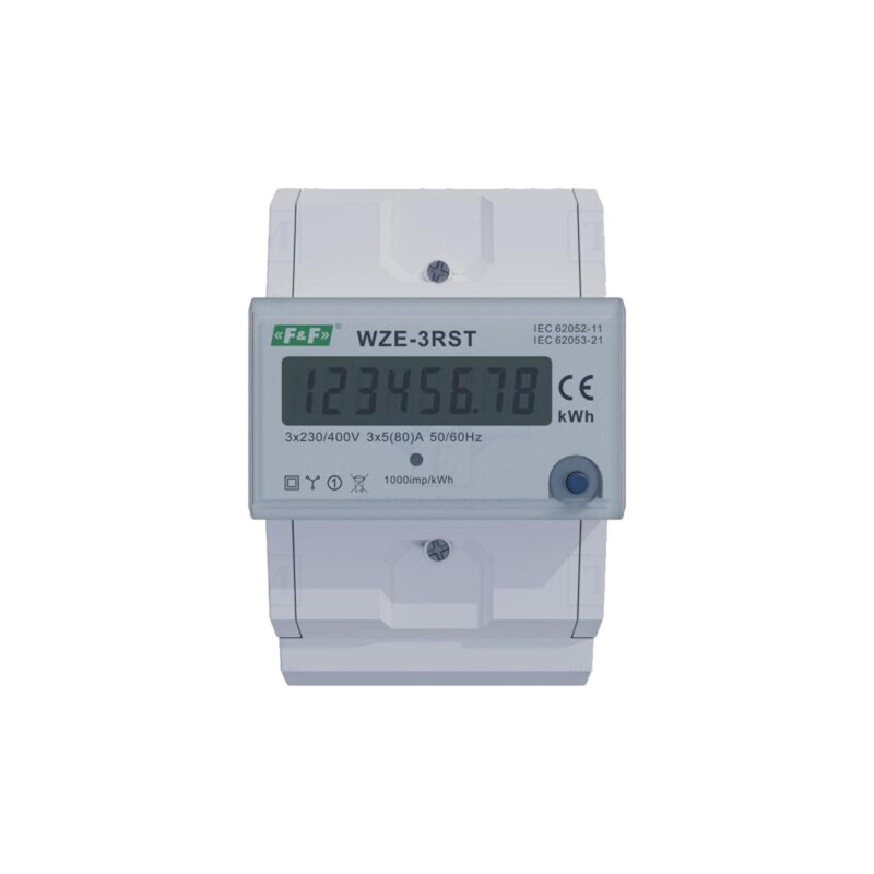 Contor; digital,pentru montare; pentru şină DIN; LCD; Inom: 5A Contor; digital,pentru montare; pentru şină DIN; LCD; Inom: 5A