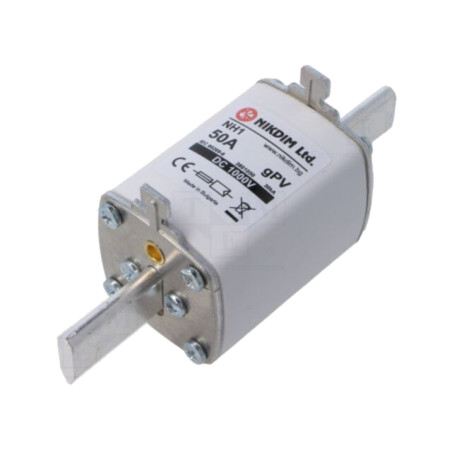 Siguranţă: siguranţă; 50A; 1kVDC; gPV; industrial; NH1