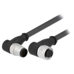Cablu: pentru senzori/automatizări; PIN: 12; mufă; 10m