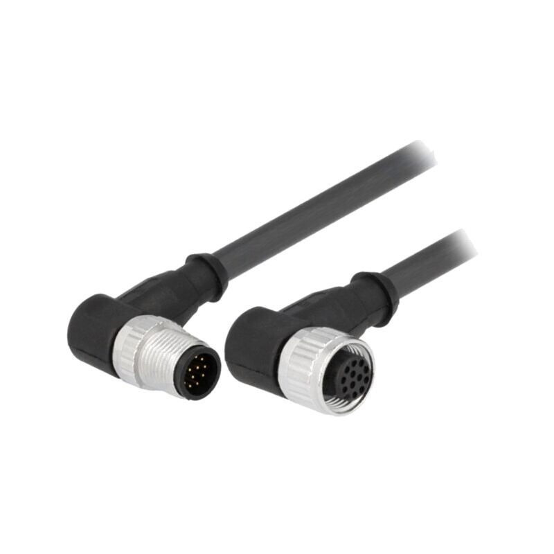 Cablu: pentru senzori/automatizări; PIN: 12; mufă; 10m Cablu: pentru senzori/automatizări; PIN: 12; mufă; 10m