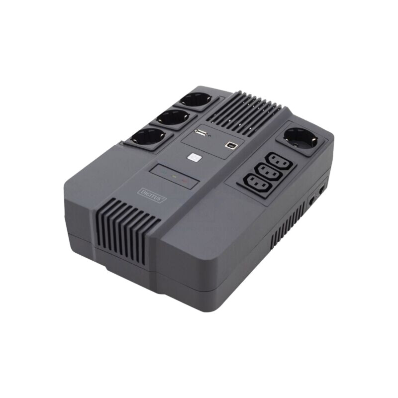 Alimentator: UPS; 360W; 600VA; 90x202x285mm; Nr.socluri ieş: 9 Alimentator: UPS; 360W; 600VA; 90x202x285mm; Nr.socluri ieş: 9