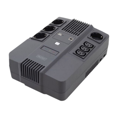 Alimentator: UPS; 360W; 600VA; 90x202x285mm; Nr.socluri ieş: 9