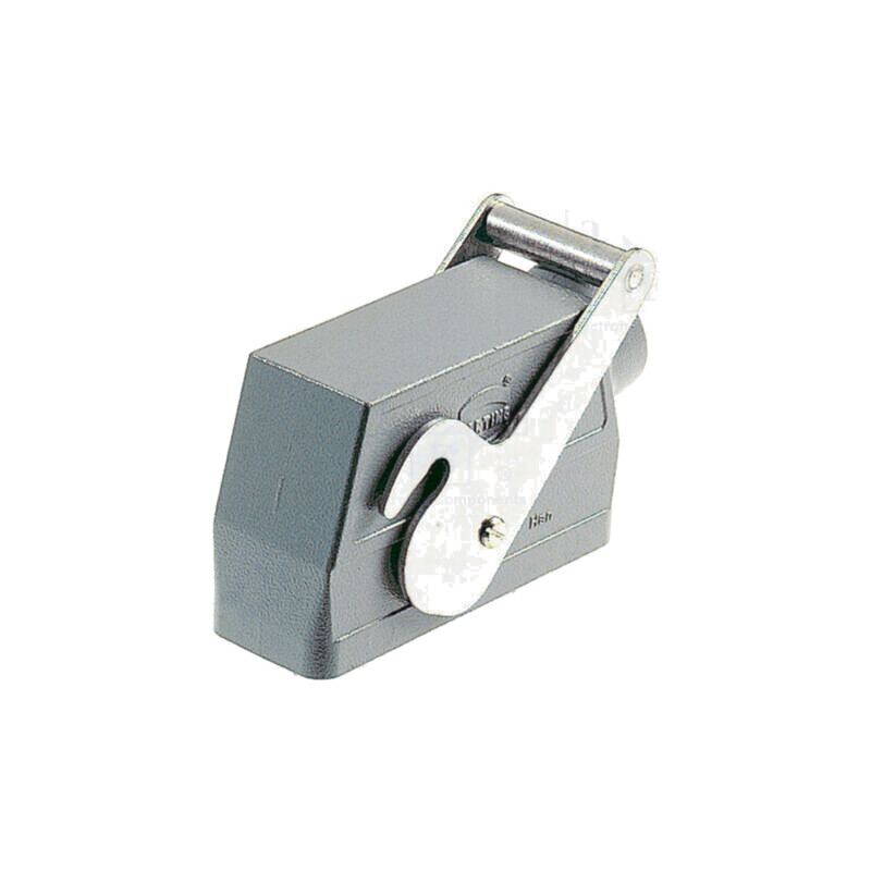 Enclosure for connectors: HDC; size 24B; Han; with latch; angled Enclosure for connectors: HDC; size 24B; Han; with latch; angled