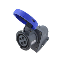 Conector: alimentare AC trifazate; IP&S; 30A; 250V; 250VAC; soclu