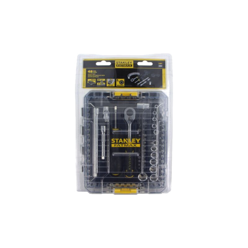 Set chei; 6-puncte,tubulară; Fixare: 1/4"; FATMAX®; 48buc. Set chei; 6-puncte,tubulară; Fixare: 1/4"; FATMAX®; 48buc.