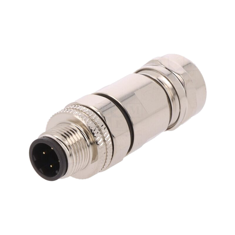 Conector: M12; mufă; PIN: 4; tată; 250V; IP67; lipire; pe cablu; 4A Conector: M12; mufă; PIN: 4; tată; 250V; IP67; lipire; pe cablu; 4A