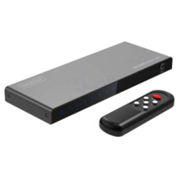 Switch; HDCP 2.2,HDMI 2.1; neagră; Ieşire: HDMI soclu
