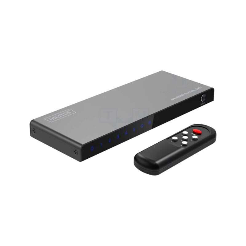 Switch; HDCP 2.2,HDMI 2.1; neagră; Ieşire: HDMI soclu
